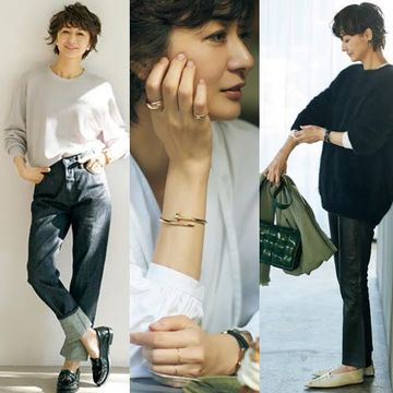 50代の憧れ富岡佳子さんの「おしゃれポイント7」