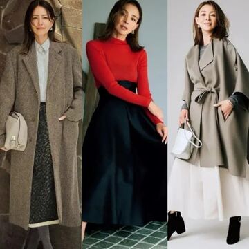 冬のスカートはどう着こなす？50代が華やぐスカートスタイル