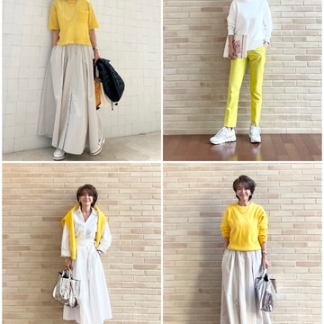 春コーデ♡ビタミンカラー4styles