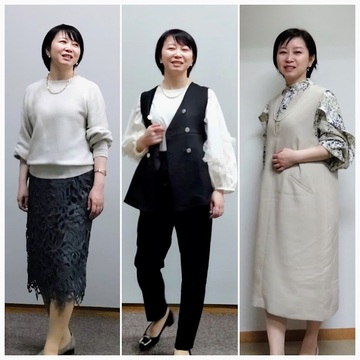 季冬から春へ、アラフィフ秘書お仕事毎日服 