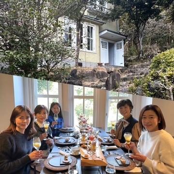 稲村ヶ崎の一軒家で、優雅なアフタヌーンティー