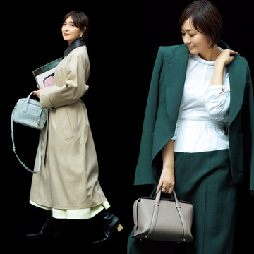 【人気ハイブランドの進化するバッグ6選】富岡佳子、リュクスなバッグで楽しい予感！