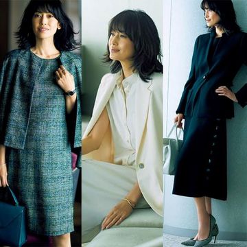 【働く50代女性に】エレガントに装いたい日の『ジャケット×ワンピース』