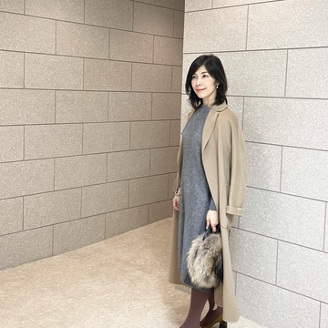 着痩せ効果抜群の切り替えワンピース