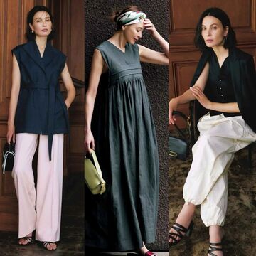 涼やかに、品よく肌見せ「大人のノースリーブ」夏の洗練スタイル