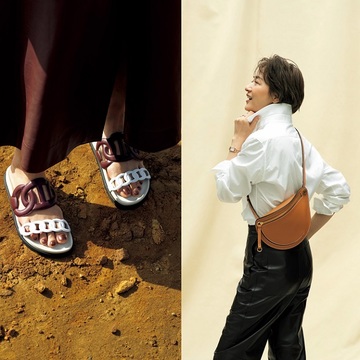 【エルメスの最新をまとうコーデ6選】極上のナチュラルムードに包まれて。富岡佳子、空と、大地と、エルメスと