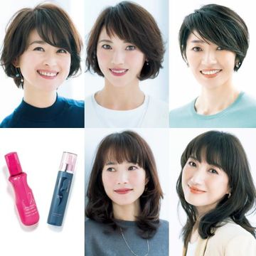前髪を変えるだけ！思い通りのヘアスタイルが手に入る【50代髪型月間人気ランキングTOP10】
