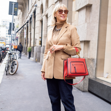 【ミラノマダムの冬スタイルSNAP】ミラネーゼは「ベージュ」の華やぎ力を知っている！