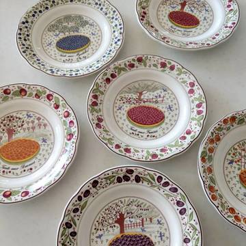 エクラ３月号｢洋食器とカトラリーの麗しき世界」にも掲載中、フランスのブランド《ジアン》コレクション