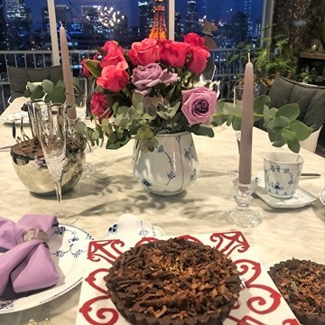 洋食器と手作り洋菓子