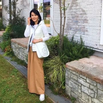 キャメル&ホワイト