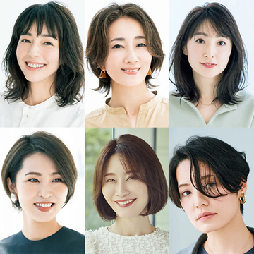 手入れが楽で素敵に見える！50代のミディアムヘアカタログ【50代髪型人気ランキングTOP10】