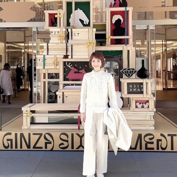 大好きな冬の白コーデ