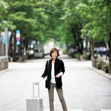 【秋の着回し】ラクちん＆きれい見えをかなえるジャケットスタイルで、小旅行へ出発！