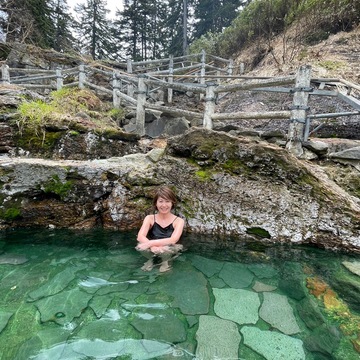 初体験！秘境の秘湯！混浴露天風呂！