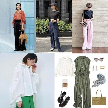 この夏はスタイルアップコーデで快適に！体のラインを拾わない“美トップス”で気になる部分をカバー【ファッション人気ランキングTOP10】