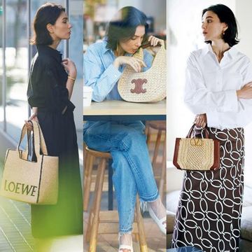 50代、持つだけでセンスのいい「夏のかごバッグ」って？