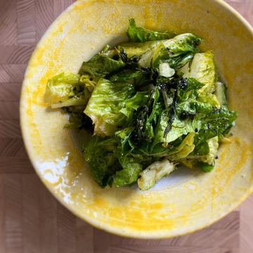 ボウル1つでできる！ダイエットにもおすすめ「レタスとあおさのサラダレシピ」