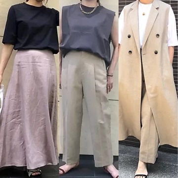 「E by éclat」リネンアイテムを実際に着てみました！【50代ファッション】