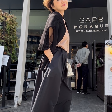 春スタイルで大好きな大阪を満喫。