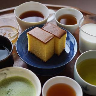 梅雨時に美味しいカステラ。