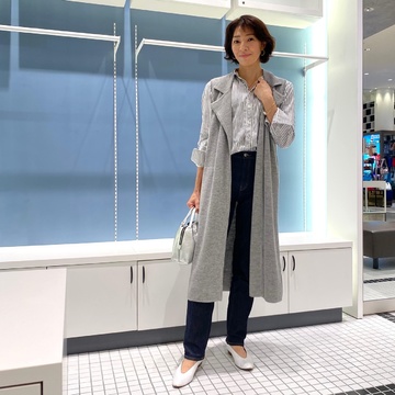 これからの季節に！軽くて暖かいベビーアルパカのロングジレ