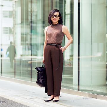 新しいおしゃれに挑戦 【身長別「ワイドパンツ」“小さい私”宮崎桃代さんの場合】