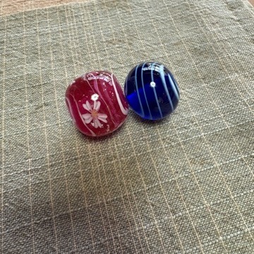 春の鎌倉でとんぼ玉作り