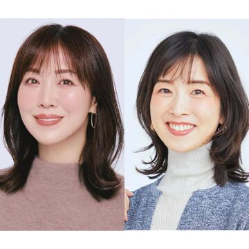 前髪を変えて印象アップ！若々しさと品のある「50代のミディアムヘア」5選