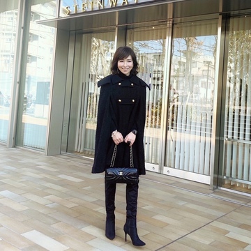 わたしの冬のマストアイテム。ポンチョコーデ2選