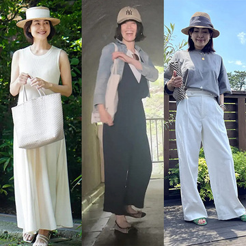 【50代帽子コーデ3選】おしゃれに紫外線対策もできる「帽子」は夏の必須アイテム