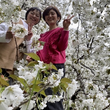 桜満開の大波｢砧公園｣♡｢五感に触れる｣素敵カフェにて