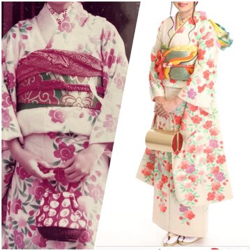 振袖アレンジ。