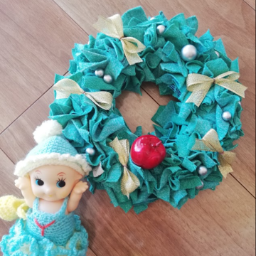 今年のクリスマスリース