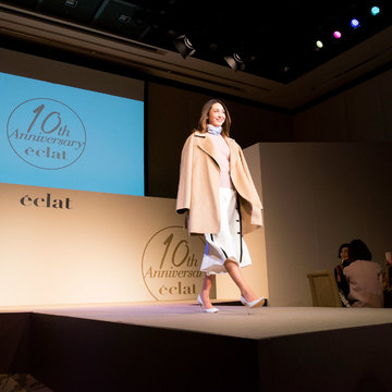 エクラモデルによる、あの人気ブランドのショーを目の前で！ ファッションフロアショー