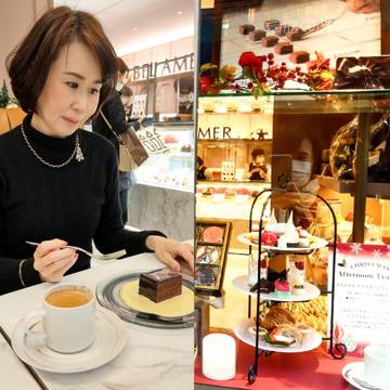 日本のショコラ専門店《BEL AMER》のカフェ限定ショコラケーキ♡