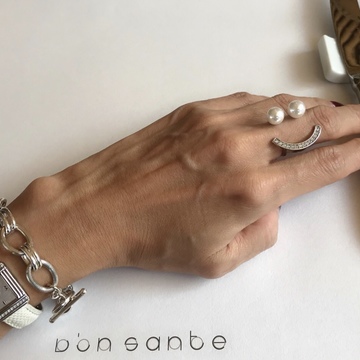 遊び心のあるリングがお気に入り♡