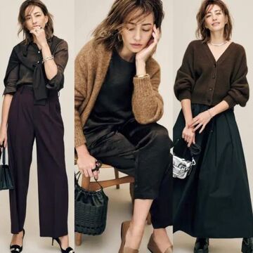 50代の秋は「ブラウン」一択！ぐっと女らしい着こなしに