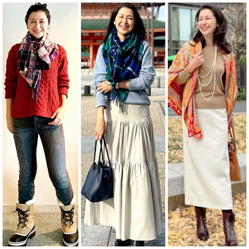 UNIQLOニット冬のお出かけコーディネート