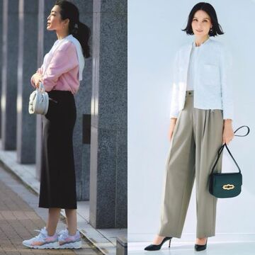 春スカート×スニーカーの旬スタイルから新生活のきれいめスタイルまで【50代の1週間コーデ】