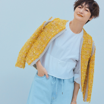 【おしゃれ刷新力のあるイエロー】上質ジャケットがこの春、大人カジュアルの主役に！