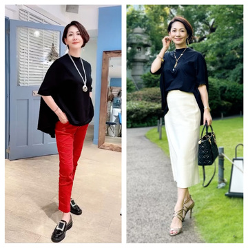 éclat premium 富岡佳子×COGTHEBIGSMOKE コラボTシャツ