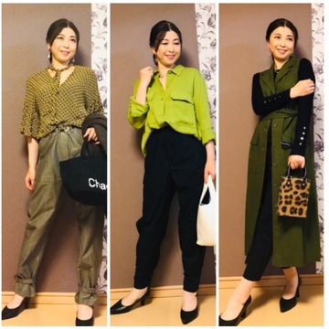 Sサイズ（身長159㎝）のパンツスタイル