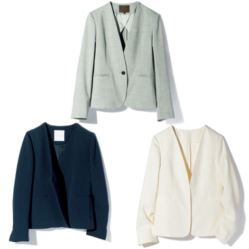 スーツじゃない日も品格をまとえる“しゃれ見えノーカラー”がおすすめ＜ほめられジャケット＞