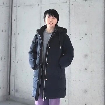 ZARAのフード付きダウン投入で冬を乗り切る⛄