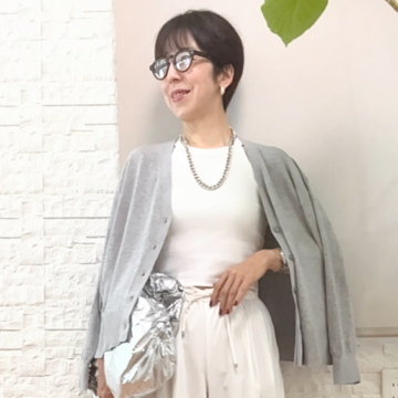 50代GUパンツ着回しコーデ＊グレー編