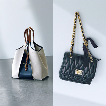 【デイリーにも使える上品バッグ2選】ランバンのチェーンストラップバッグ＆トッズのトートバッグ