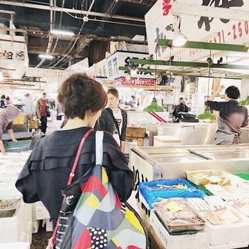 初の築地場内へ潜入