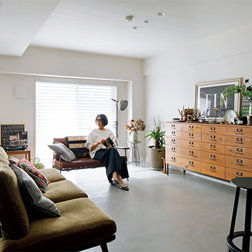 好きなものをミックスさせて快適空間を！坪田あさみさんの心地いい家づくり