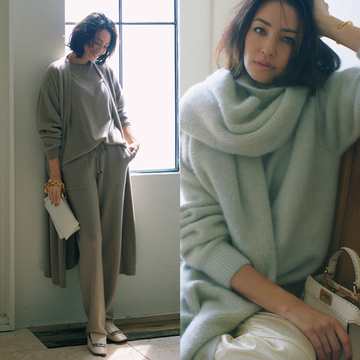 【2021秋冬最新ニットコーデ5選】しゃれ見えしたいなら「セット使い」がおすすめ！